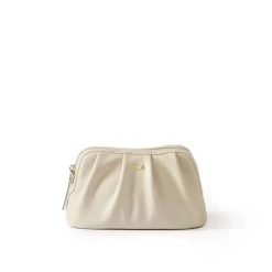 Bella Vegan Leather Ruched Pouch | 10 -Grocery Store img2c 13