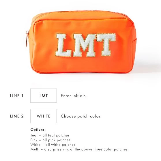 Monogrammed Patch Travel Pouch | 8 12 Monogrammed Patch Travel Pouch | 8 - Image 10