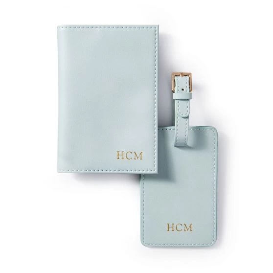 Fillmore Vegan Leather Luggage Tag And Passport Case, Foil Debossed | 8 18 Fillmore Vegan Leather Luggage Tag And Passport Case, Foil Debossed | 8 - Image 16