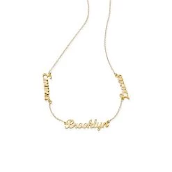 Sarah Chloe Emma Script Necklace | 18 -Grocery Store img2c 40