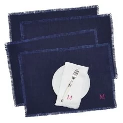 Fringe Cotton Linen Placemat, Set Of 4 | 1 -Grocery Store img30c 28