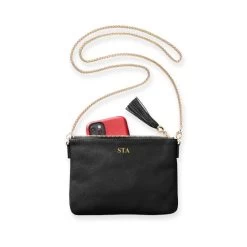 Leather Tassel Zipper Crossbody, Foil Debossed | 4 26 Leather Tassel Zipper Crossbody, Foil Debossed | 4 -Grocery Store img31c