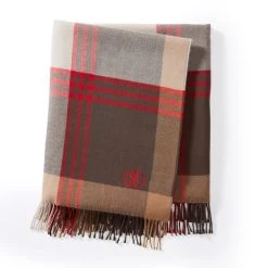 Italian Plaid Throw Blanket | 16 -Grocery Store img34c 10