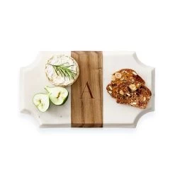 Wood And Marble Beveled Cheese Board | 4 37 Wood And Marble Beveled Cheese Board | 4 -Grocery Store img34c 33