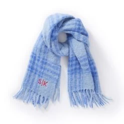 Lightweight Italian Plaid Scarf | 3 -Grocery Store img38c 8