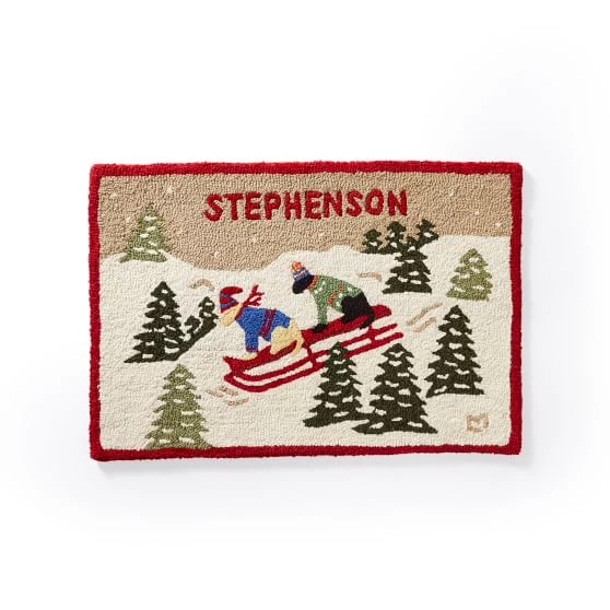 Hand Hooked Snow Rug | 2 11 Hand Hooked Snow Rug | 2 - Image 9