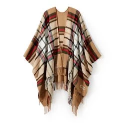 Italian Plaid Poncho | 4 -Grocery Store img39c 12
