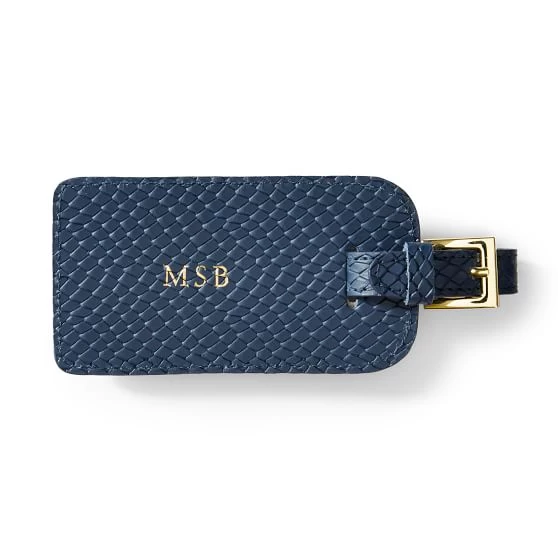 Embossed Leather Luggage Tag | 3 9 Embossed Leather Luggage Tag | 3 - Image 7