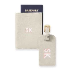 Leather Luggage Tag And Passport Case, Printed | 6 -Grocery Store img3c 22