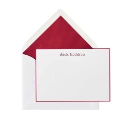 Letterpress Stationery, Set Of 50, Solid | 8 -Grocery Store img3c 42