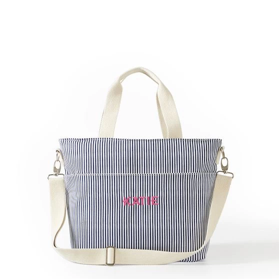 Pinstripe Cooler Tote Bag | 3 12 Pinstripe Cooler Tote Bag | 3 - Image 10