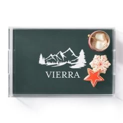 Holiday Patterned Lucite Tray | 6 -Grocery Store img42c 24