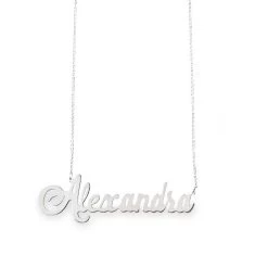Sarah Chloe Ava Script Necklace | 3 -Grocery Store img43c 8