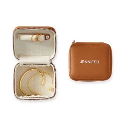 Petite Travel Jewelry Case, Foil Debossed | 4 -Grocery Store img44c 10
