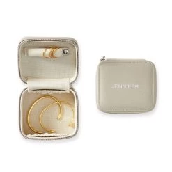 Petite Travel Jewelry Case, Foil Debossed | 4 -Grocery Store img44c 9