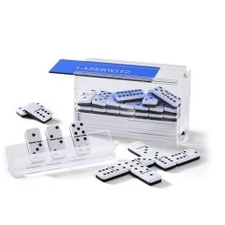 Acrylic Domino Game Set With Racks | 2 14 Acrylic Domino Game Set With Racks | 2 -Grocery Store img46c 23