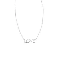 Maya Brenner Pendant Necklace, "Love" | 1 -Grocery Store img48c 1