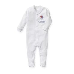 Embroidered Baby Footie | 11 30 Embroidered Baby Footie | 11 -Grocery Store img48c 14