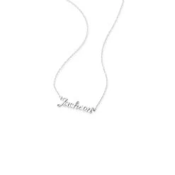 Sarah Chloe Emma Script Necklace | 18 -Grocery Store img4c 15