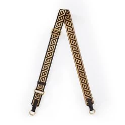 Build Your Bag Crossbody Strap, Greek Key Twill | 4 -Grocery Store img4c 20