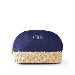 Canvas And Raffia Travel Cosmetic Case | 4 -Grocery Store img50c 35
