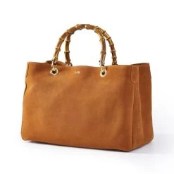 Bamboo Elisabetta Suede Handbag | 3 -Grocery Store img52c 2