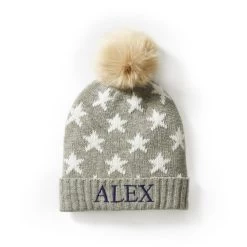 Kids Stars Pom Pom Hat  | 2 -Grocery Store img54c 12