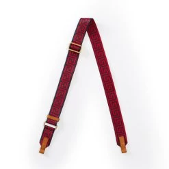 Build Your Bag Crossbody Strap, Greek Key Twill | 4 -Grocery Store img54c 13