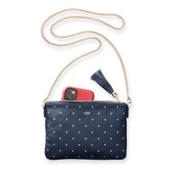 Leather Tassel Zipper Crossbody, Foil Debossed | 4 29 Leather Tassel Zipper Crossbody, Foil Debossed | 4 -Grocery Store img55c 1