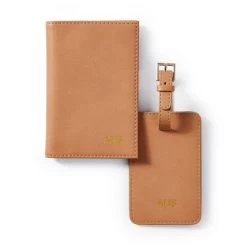 Fillmore Vegan Leather Luggage Tag And Passport Case, Foil Debossed | 8 40 Fillmore Vegan Leather Luggage Tag And Passport Case, Foil Debossed | 8 -Grocery Store img55c 4