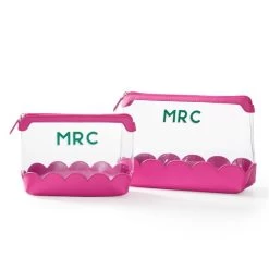 Scalloped Clear Pouch, Set Of 2 | 3 -Grocery Store img55c 6