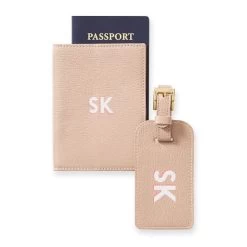 Leather Luggage Tag And Passport Case, Printed | 6 -Grocery Store img56c 12