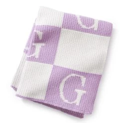 Initial Block Baby Blanket | 8 -Grocery Store img58c 4