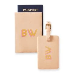 Fillmore Vegan Leather Luggage Tag And Passport Case, Printed | 8 -Grocery Store img59c 6