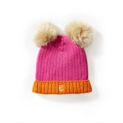 Double Pom Pom Baby Hat | 2 -Grocery Store img5c 36