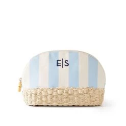 Canvas And Raffia Travel Cosmetic Case | 4 -Grocery Store img5c 60