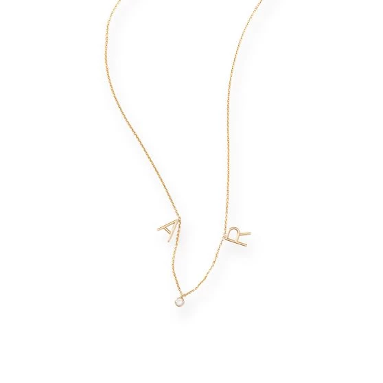Sarah Chloe Multi-Initial Amelia Necklace | 6 11 Sarah Chloe Multi-Initial Amelia Necklace | 6 - Image 9