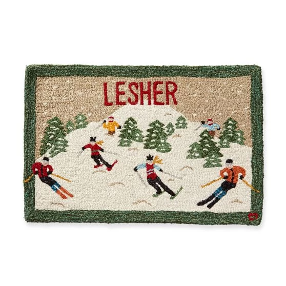 Hand Hooked Snow Rug | 2 12 Hand Hooked Snow Rug | 2 - Image 10