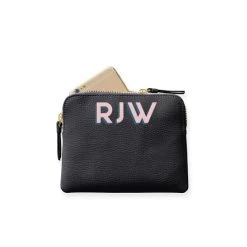 Everyday Italian Leather Mini Zipper Pouch, Printed | 4 -Grocery Store img67c 1