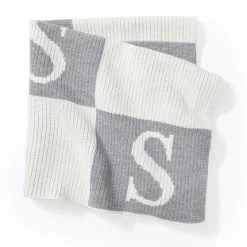 Initial Block Baby Crib Blanket | 3 -Grocery Store img68c 6