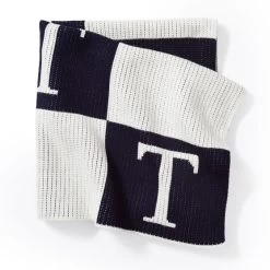 Initial Block Baby Crib Blanket | 3 -Grocery Store img69c 5