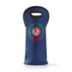 Holiday Neoprene Wine Tote | 2 -Grocery Store img6c 20