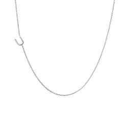 Maya Brenner Asymmetrical Initial Necklace | 30 -Grocery Store img6c 25