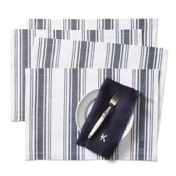 French Stripe Placemats, Set Of 4 | 1 -Grocery Store img6c 52