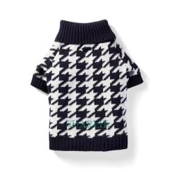 Houndstooth Knit Dog Sweater | 10 -Grocery Store img6c 56