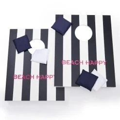 Cabana Stripe Portable Lacquer Bean Bag Toss | 2 -Grocery Store img6c 58