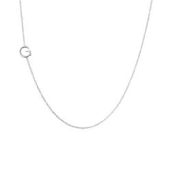 Maya Brenner Asymmetrical Initial Necklace | 30 -Grocery Store img72c 9