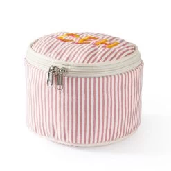 Pinstripe Circle Travel Case | 3 25 Pinstripe Circle Travel Case | 3 -Grocery Store img75c 12