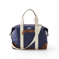 Canvas And Leather Weekender, Embroidered | 7 41 Canvas And Leather Weekender, Embroidered | 7 -Grocery Store img75c 24