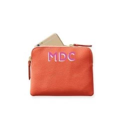 Everyday Italian Leather Mini Zipper Pouch, Printed | 4 -Grocery Store img77c